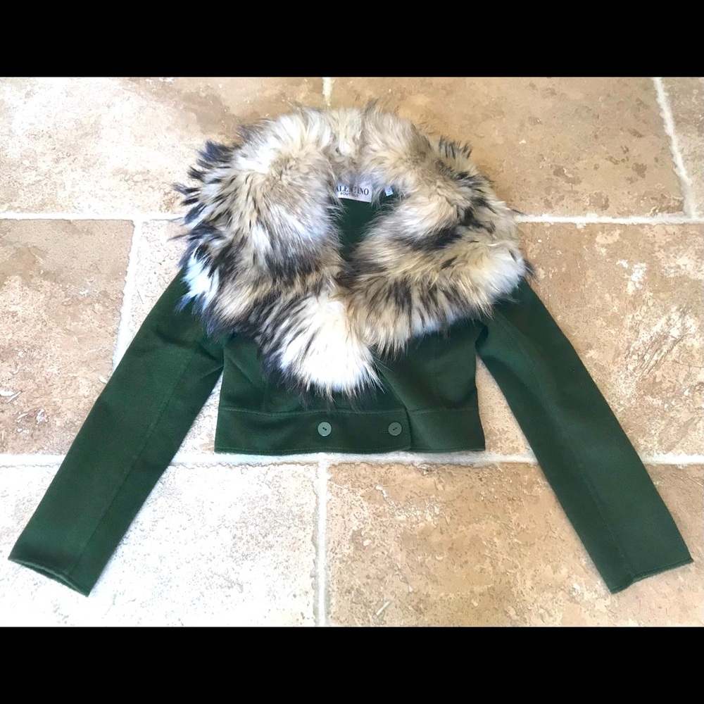 Valentino Jacket - Fur Trim